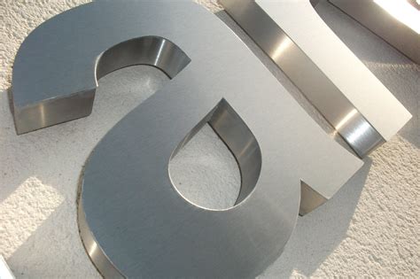 stainless steel built up letters